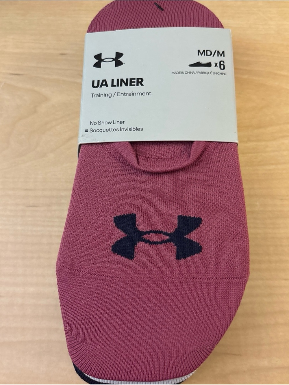 Under Armour UA Liner No-Show Socks - Size M